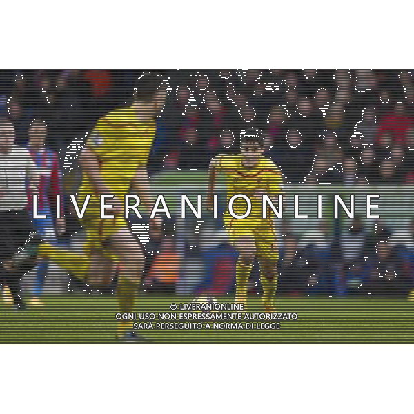 Liverpool\'s Philippe Coutinho in action during todays match Photographer Craig Mercer/CameraSport Football - Barclays Premiership - Crystal Palace v Liverpool - Sunday 23rd November 2014 - Selhurst Park - London å© CameraSport - 43 Linden Ave. Countesthorpe. Leicester. England. LE8 5PG - Tel: +44 (0) 116 277 4147 - admin@camerasport.com - www.camerasport.com /AGENZIA ALDO LIVERANI SAS - ITALY ONLY - EDITORIAL USE ONLY