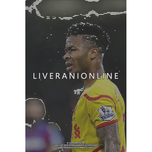 Liverpool\'s Raheem Sterling during the match Photographer Craig Mercer/CameraSport Football - Barclays Premiership - Crystal Palace v Liverpool - Sunday 23rd November 2014 - Selhurst Park - London å© CameraSport - 43 Linden Ave. Countesthorpe. Leicester. England. LE8 5PG - Tel: +44 (0) 116 277 4147 - admin@camerasport.com - www.camerasport.com /AGENZIA ALDO LIVERANI SAS - ITALY ONLY - EDITORIAL USE ONLY