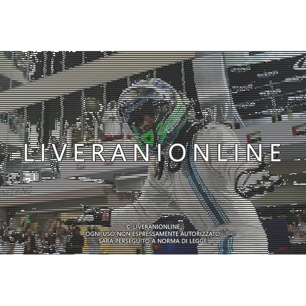 Felipe Massa (BRA) Williams celebrates his second position in parc ferme. 23.11.2014. Formula 1 World Championship, Rd 19, Abu Dhabi Grand Prix, Yas Marina Circuit, Abu Dhabi, Race Day. AG ALDO LIVERANI SAS ONLY ITALY