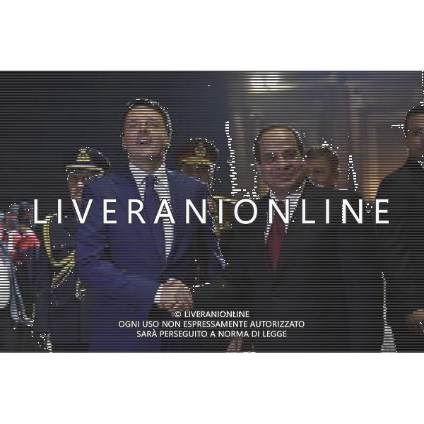 Il Presidente del Consiglio, Matteo Renzi, incontra a Villa Madama il Presidente della Repubblica Araba d\'Egitto, Abdel Fattah Al Sisi - Roma 24 novembre 2014 ©Corradetti/AGENZIA ALDO LIVERANI SAS