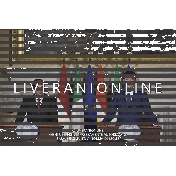 Il Presidente del Consiglio, Matteo Renzi, incontra a Villa Madama il Presidente della Repubblica Araba d\'Egitto, Abdel Fattah Al Sisi - Roma 24 novembre 2014 ©Corradetti/AGENZIA ALDO LIVERANI SAS