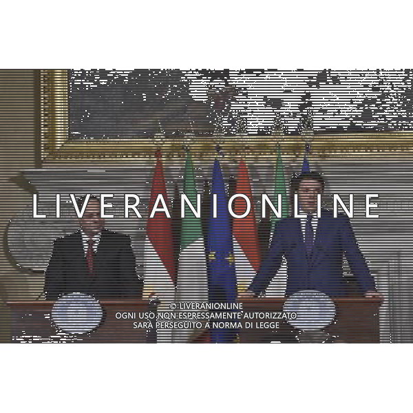 Il Presidente del Consiglio, Matteo Renzi, incontra a Villa Madama il Presidente della Repubblica Araba d\'Egitto, Abdel Fattah Al Sisi - Roma 24 novembre 2014 ©Corradetti/AGENZIA ALDO LIVERANI SAS