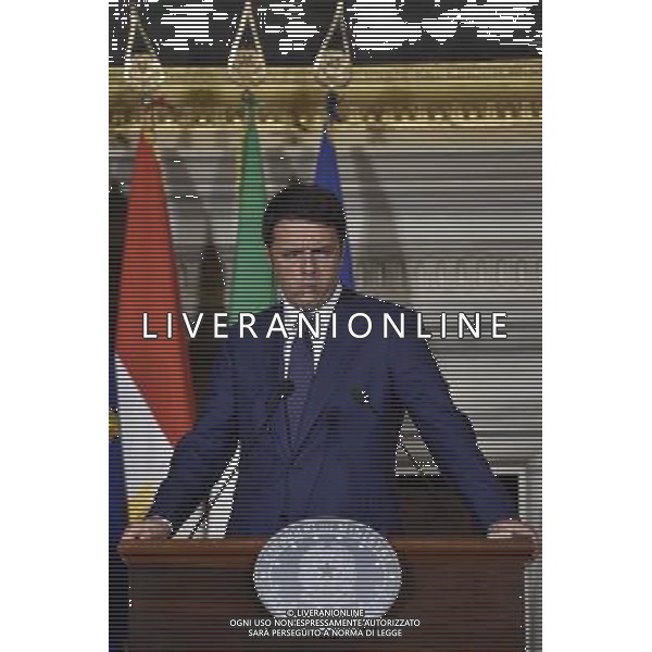 Il Presidente del Consiglio, Matteo Renzi, incontra a Villa Madama il Presidente della Repubblica Araba d\'Egitto, Abdel Fattah Al Sisi - Roma 24 novembre 2014 ©Corradetti/AGENZIA ALDO LIVERANI SAS