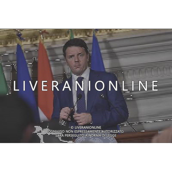 Il Presidente del Consiglio, Matteo Renzi, incontra a Villa Madama il Presidente della Repubblica Araba d\'Egitto, Abdel Fattah Al Sisi - Roma 24 novembre 2014 ©Corradetti/AGENZIA ALDO LIVERANI SAS