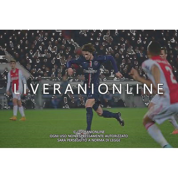 Adrien RABIOT - 25.11.2014 - Paris Saint Germain / Ajax Amsterdam - Champions League Photo : Dave Winter / Icon Sport AG ALDO LIVERANI SAS ONLY ITALY