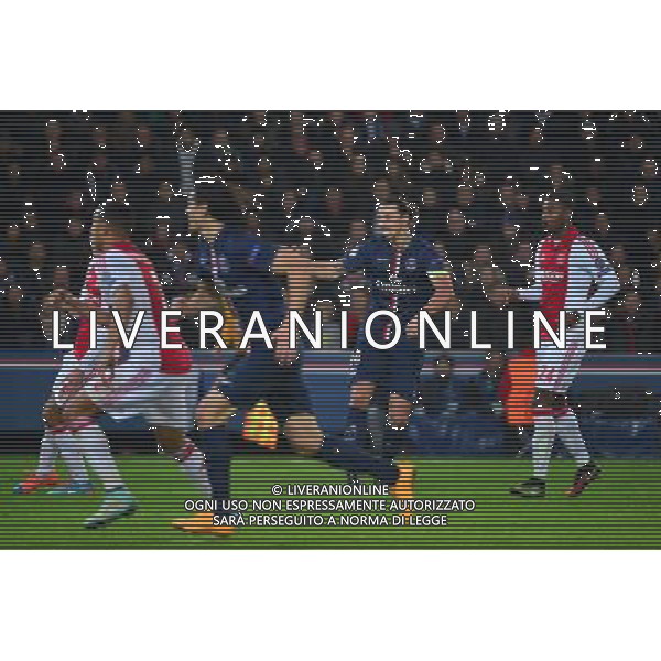 Goal Zlatan IBRAHIMOVIC - 25.11.2014 - Paris Saint Germain / Ajax Amsterdam - Champions League Photo : Dave Winter / Icon Sport AG ALDO LIVERANI SAS ONLY ITALY