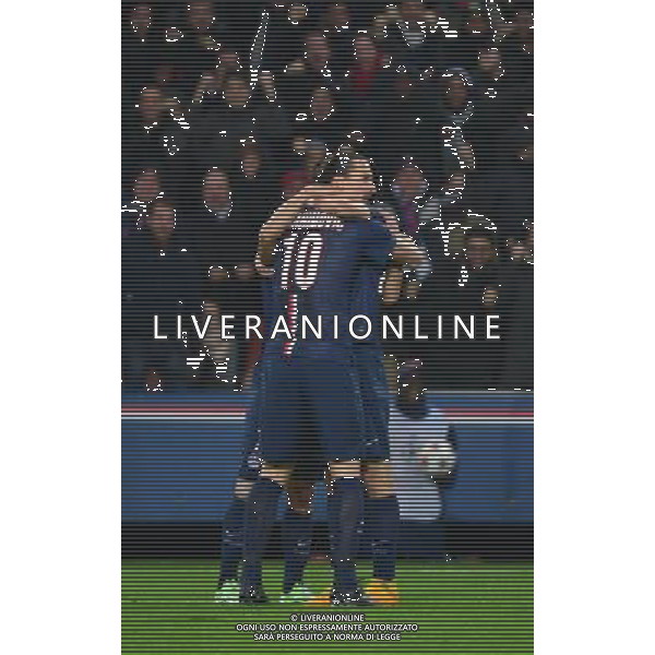 Joie Zlatan IBRAHIMOVIC - 25.11.2014 - Paris Saint Germain / Ajax Amsterdam - Champions League Photo : Dave Winter / Icon Sport AG ALDO LIVERANI SAS ONLY ITALY
