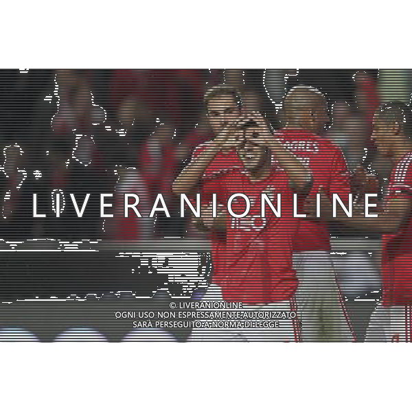 Joie Benfica / Eduardo Salvio - 22.11.2014 - Benfica / Moreirense - Coupe du Portugal- Photo : Carlos Rodrigues / Icon Sport ag aldo liverani sas only italy