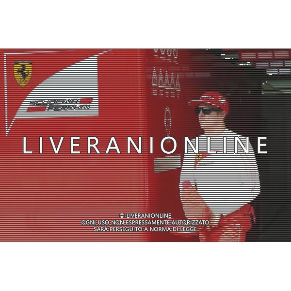 Kimi Raikkonen (FIN) Ferrari. 25.11.2014. Formula 1 Testing, Day One, Yas Marina Circuit, Abu Dhabi, Tuesday. AG ALDO LIVERANI SAS ONLY ITALY