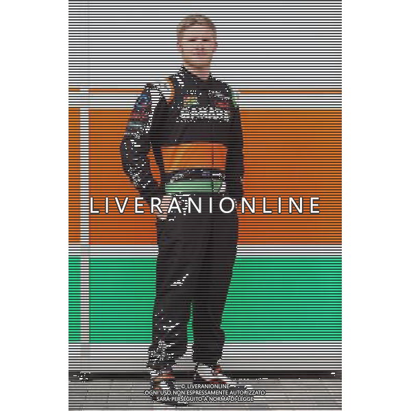 Spike Goddard (AUS) Sahara Force India F1 Team Test Driver. 25.11.2014. Formula 1 Testing, Day One, Yas Marina Circuit, Abu Dhabi, Tuesday. AG ALDO LIVERANI SAS ONLY ITALY