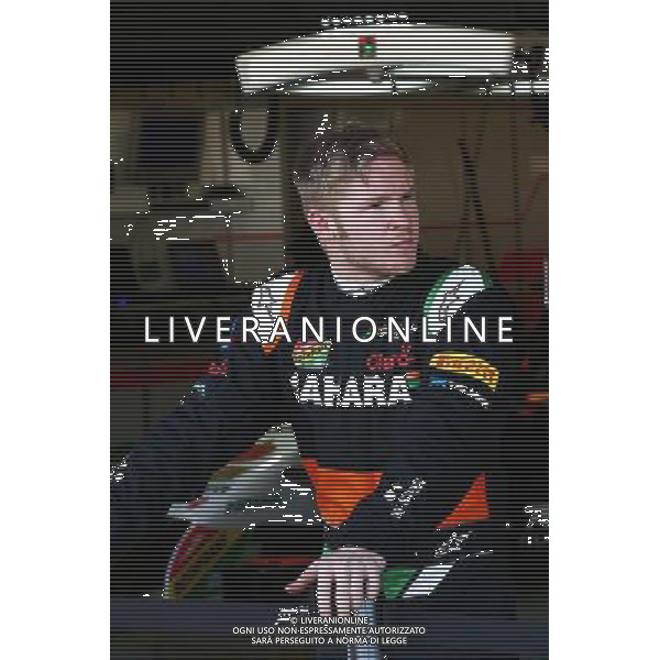 Spike Goddard (AUS) Sahara Force India F1 Team Test Driver. 26.11.2014. Formula 1 Testing, Day Two, Yas Marina Circuit, Abu Dhabi, Wednesday. AG ALDO LIVERANI SAS ONLY ITALY