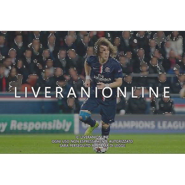 David Luiz - 25.11.2014 - Paris Saint Germain / Ajax Amsterdam - Champions League Photo : Fred Rotgans / Icon Sport AG ALDO LIVERANI SAS ONLY ITALY