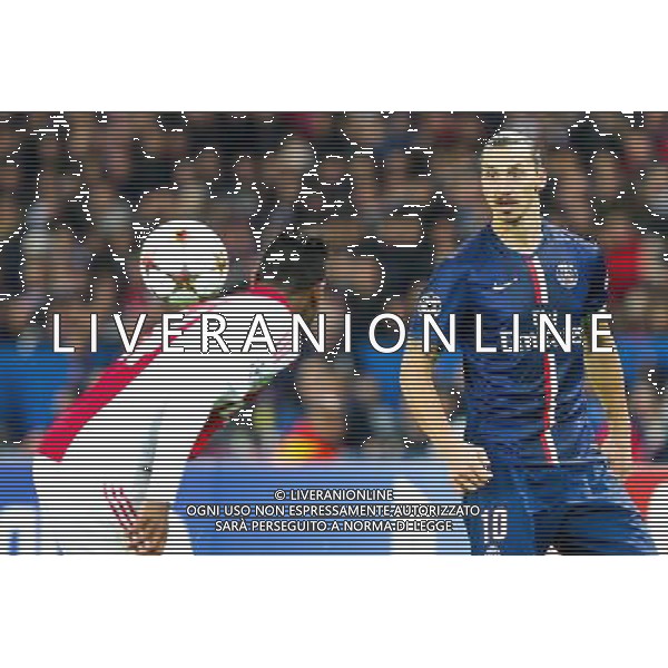 Zlatan Ibrahimovic - 25.11.2014 - Paris Saint Germain / Ajax Amsterdam - Champions League Photo : Fred Rotgans / Icon Sport AG ALDO LIVERANI SAS ONLY ITALY