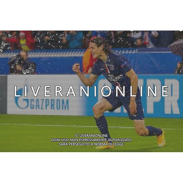Edinson Cavani - 25.11.2014 - Paris Saint Germain / Ajax Amsterdam - Champions League Photo : VI-Images / Icon Sport AG ALDO LIVERANI SAS ONLY ITALY