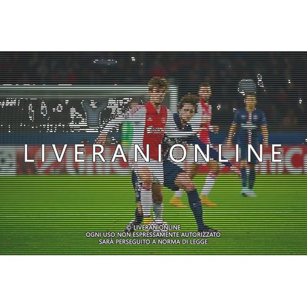 Arek MILIK / Adrien RABIOT - 25.11.2014 - Paris Saint Germain / Ajax Amsterdam - Champions League Photo : Dave Winter / Icon Sport AG ALDO LIVERANI SAS ONLY ITALY