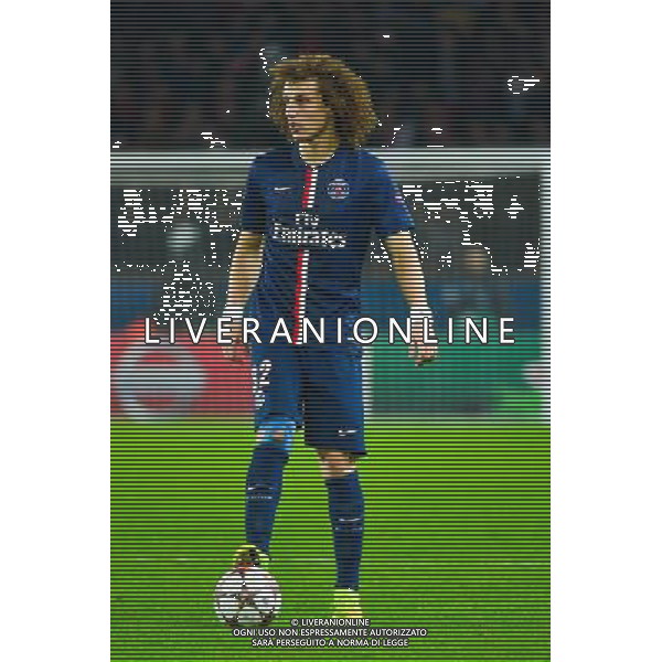 David LUIZ - 25.11.2014 - Paris Saint Germain / Ajax Amsterdam - Champions League Photo : Dave Winter / Icon Sport AG ALDO LIVERANI SAS ONLY ITALY