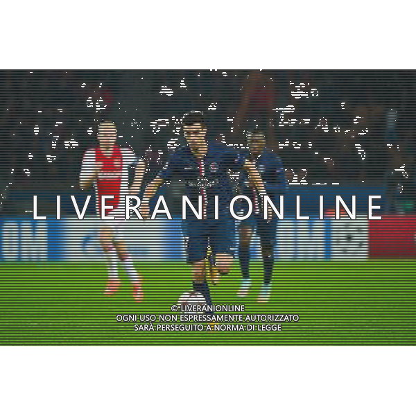 Javier PASTORE - 25.11.2014 - Paris Saint Germain / Ajax Amsterdam - Champions League Photo : Dave Winter / Icon Sport AG ALDO LIVERANI SAS ONLY ITALY