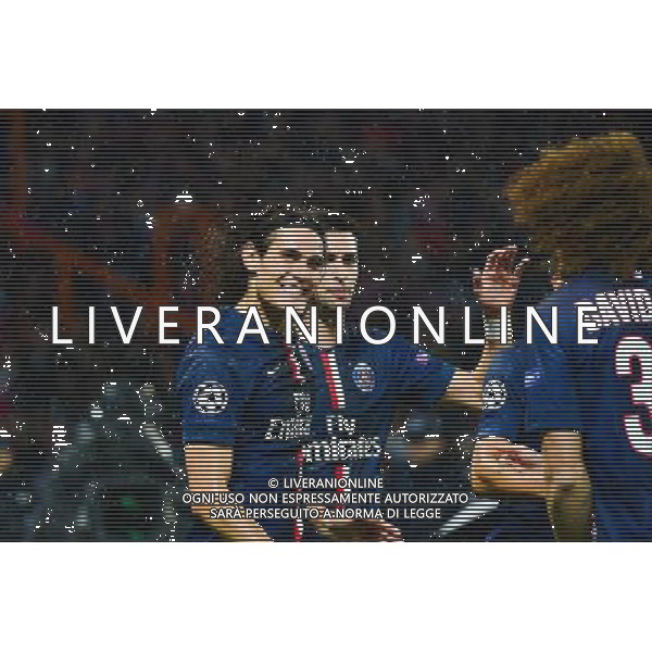Joie Edinson CAVANI - 25.11.2014 - Paris Saint Germain / Ajax Amsterdam - Champions League Photo : Dave Winter / Icon Sport AG ALDO LIVERANI SAS ONLY ITALY