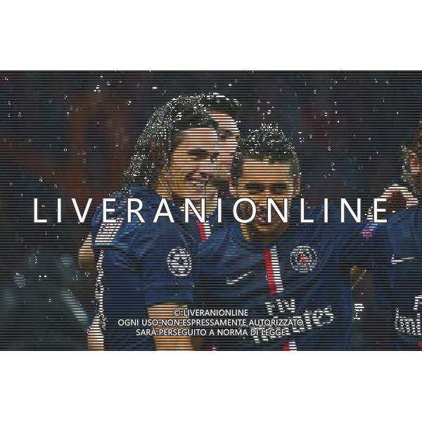Joie Edinson CAVANI - 25.11.2014 - Paris Saint Germain / Ajax Amsterdam - Champions League Photo : Dave Winter / Icon Sport AG ALDO LIVERANI SAS ONLY ITALY