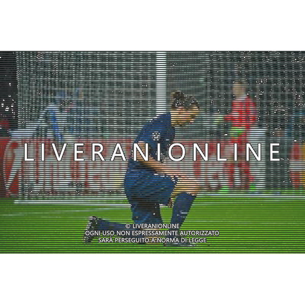 Zlatan IBRAHIMOVIC - 25.11.2014 - Paris Saint Germain / Ajax Amsterdam - Champions League Photo : Dave Winter / Icon Sport AG ALDO LIVERANI SAS ONLY ITALY