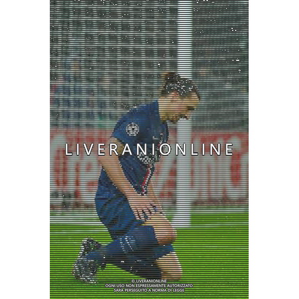 Zlatan IBRAHIMOVIC - 25.11.2014 - Paris Saint Germain / Ajax Amsterdam - Champions League Photo : Dave Winter / Icon Sport AG ALDO LIVERANI SAS ONLY ITALY