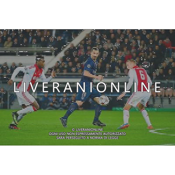 Zlatan IBRAHIMOVIC - 25.11.2014 - Paris Saint Germain / Ajax Amsterdam - Champions League Photo : Dave Winter / Icon Sport AG ALDO LIVERANI SAS ONLY ITALY