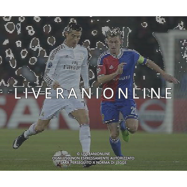 UEFA Champions League 2014/2015 Gruppo B Basilea - 26.11.2014 Basilea-Real Madrid Nella Foto:ronaldo frei /Ph.Vitez-Ag. Aldo Liverani