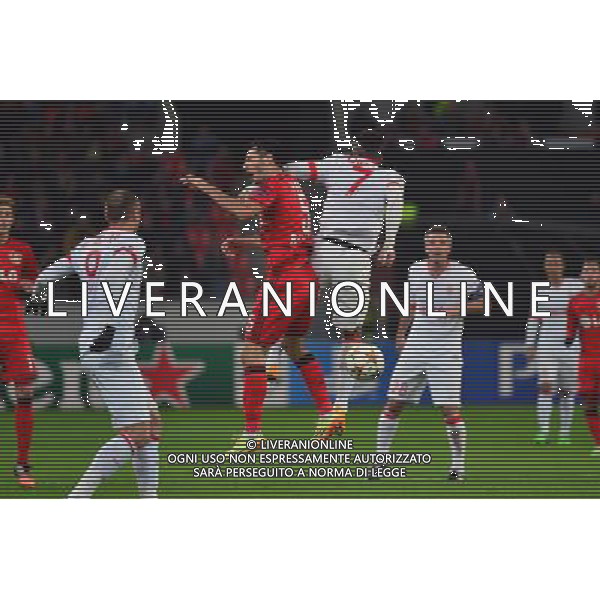 Emir SPAHIC / Nabil DIRAR - 26.11.2014 - Bayer Leverkusen / Monaco - Champions League Photo : Dave Winter / Icon Sport AG ALDO LIVERANI SAS ONLY ITALY