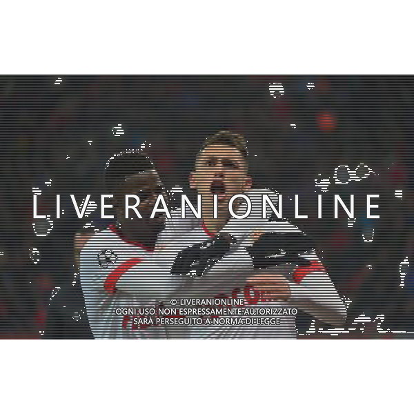 Joie Lucas OCAMPOS / Uwa Echiejile ELDERSON - 26.11.2014 - Bayer Leverkusen / Monaco - Champions League Photo : Dave Winter / Icon Sport AG ALDO LIVERANI SAS ONLY ITALY