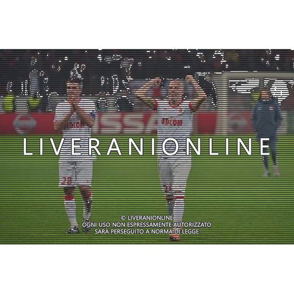 Joie Jeremy TOULALAN / Andrea RAGGI - 26.11.2014 - Bayer Leverkusen / Monaco - Champions League Photo : Dave Winter / Icon Sport AG ALDO LIVERANI SAS ONLY ITALY
