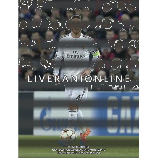 UEFA Champions League 2014/2015 Gruppo B Basilea - 26.11.2014 Basilea-Real Madrid Nella Foto:Ramos Sergio /Ph.Vitez-Ag. Aldo Liverani