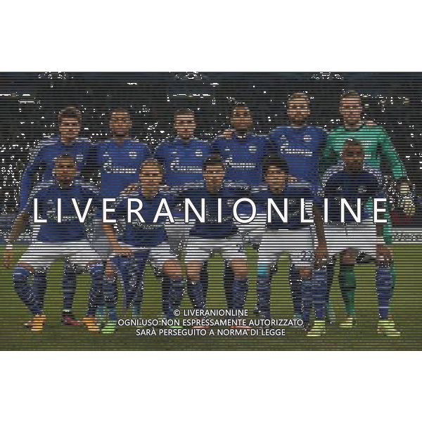 firo : Fußball,Fussball : 25.11.2014 Champions League, Saison 2014/2015: FC Schalke 04 - FC Chelsea, S04, Mannschaftsfoto, Teamfoto, Hintere Reihe v.l.n.r. Roman Neustädter, Neustaedter ( Schalke ), Dennis Aogo ( Schalke ), Marco Höger, Hoeger ( Schalke ), Eric Maxim Choupo-Moting ( Schalke ), Jan Kirchhoff ( Schalke ), Ralf Fährmann, Faehrmann ( Schalke ), Vordere Reihe v.l.n.r. Kevin-Prince Boateng ( Schalke ), Benedikt Höwedes, Hoewedes ( Schalke ), Klaas-Jan Huntelaar ( Schalke ), Atsuto Uchida ( Schalke ), Felipe Santana ( Schalke ) $worldrightsEs gelten unsere AGB, einsehbar auf www.firosportphoto.de copyright by firo sportphoto: Coesfelder Str. 207 D- 48249 Dülmen www.firosportphoto.de mail@firosportphoto.de (V o l k s b a n k B o c h u m - W i t t e n ) BLZ.: 430 601 29 Kt. Nr.: 341 117 100 Tel: +49-2594 - 9916004 Fax: +49-2594 - 9916005 AG ALDO LIVERANI SAS ONLY ITALY
