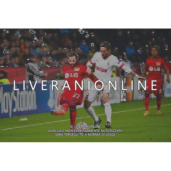 Gonzalo CASTRO / Joao MOUTINHO - 26.11.2014 - Bayer Leverkusen / Monaco - Champions League Photo : Dave Winter / Icon Sport AG ALDO LIVERANI SAS ONLY ITALY