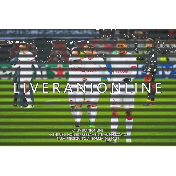 Joie Monaco - Joao MOUTINHO / Ricardo CARVALHO - 26.11.2014 - Bayer Leverkusen / Monaco - Champions League Photo : Dave Winter / Icon Sport AG ALDO LIVERANI SAS ONLY ITALY