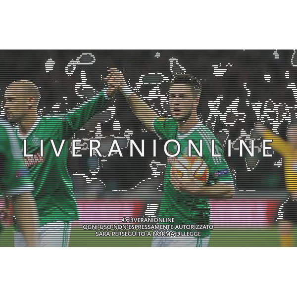 Joie Ricky VAN WOLFSWINKEL - 27.11.2014 - Saint Etienne / Qarabag Agdam - Europa League Photo : Jean Paul Thomas / Icon Sport AG ALDO LIVERANI SAS ONLY ITALY