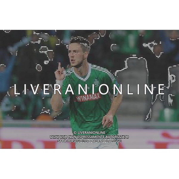 Joie Ricky VAN WOLFSWINKEL - 27.11.2014 - Saint Etienne / Qarabag Agdam - Europa League Photo : Jean Paul Thomas / Icon Sport AG ALDO LIVERANI SAS ONLY ITALY