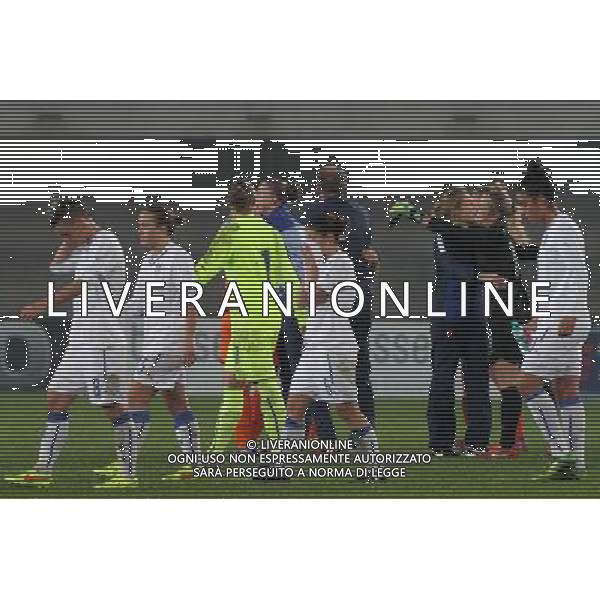 Italia - Olanda nazionale femminile qualificazione Campionati Mondiali 2015 - Verona 27 novembre 2014 nella foto la delusione dell\'italia a fine gara ©Garbuio/AGENZIA ALDO LIVERANI SAS