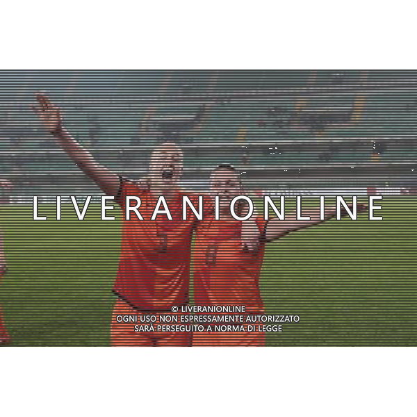 VERONA 27-11-14 PLAY OFF QUALIFICAZIONE CAMPIONATO DEL MONDO CANADA 2015 ITALIA-OLANDA NELLA FOTO:VAN DER GRAGT STEFANIE E SPITSE SHERIDA FOTO PAOLA GARBUIO/AG.ALDO LIVERANI