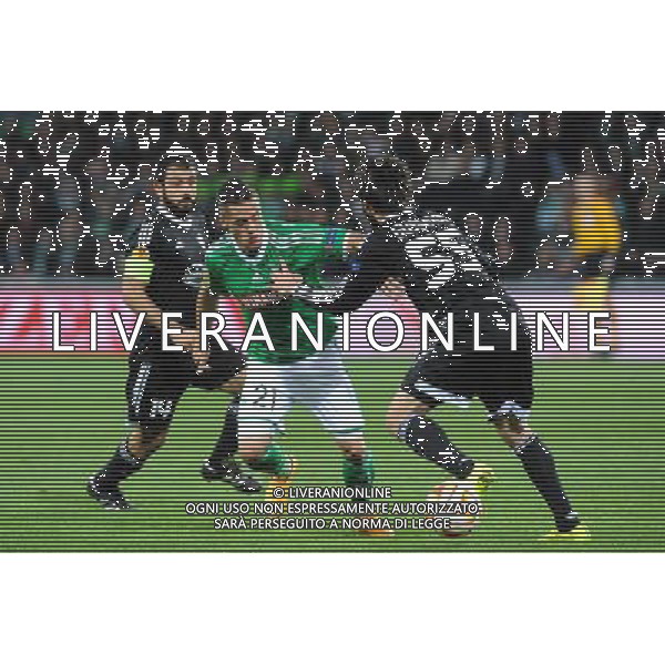 Romain HAMOUMA - 27.11.2014 - Saint Etienne / Qarabag Agdam - Europa League Photo : Jean Paul Thomas / Icon Sport AG ALDO LIVERANI SAS ONLY ITALY