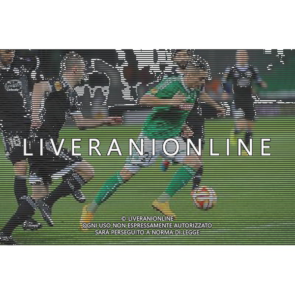 Romain HAMOUMA - 27.11.2014 - Saint Etienne / Qarabag Agdam - Europa League Photo : Jean Paul Thomas / Icon Sport AG ALDO LIVERANI SAS ONLY ITALY