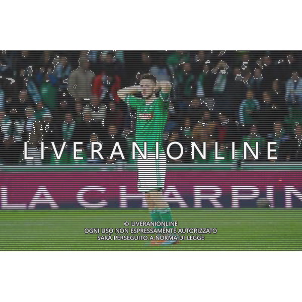 Ricky VAN WOLFSWINKEL - 27.11.2014 - Saint Etienne / Qarabag Agdam - Europa League Photo : Jean Paul Thomas / Icon Sport AG ALDO LIVERANI SAS ONLY ITALY