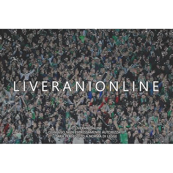 SUPPORTERS STEPHANOIS - 27.11.2014 - Saint Etienne / Qarabag Agdam - Europa League Photo : Jean Paul Thomas / Icon Sport AG ALDO LIVERANI SAS ONLY ITALY