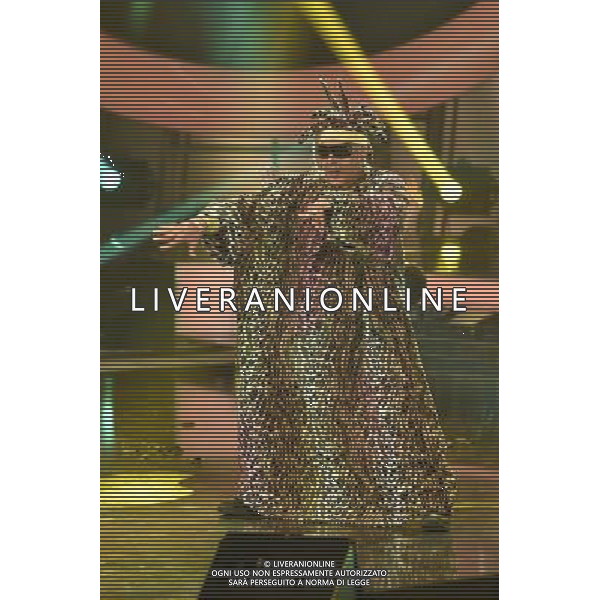 Roma - 28/11/2014 - Rai Studio Nomentano - Trasmissione TV \' Tale e Quale Show \' - nella foto: Amadeus interpreta King Africa / Ph. Fabrizio Corradetti - Ag. Aldo Liverani sas