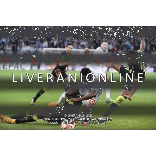 Brice DJA DJEDJE - 28.11.2014 - Marseille / Nantes - 15eme journee de Ligue 1 Photo : Gaston Petrelli / Icon Sport /Agenzia Aldo Liverani sas - ITALY ONLY - EDITORIAL USE ONLY