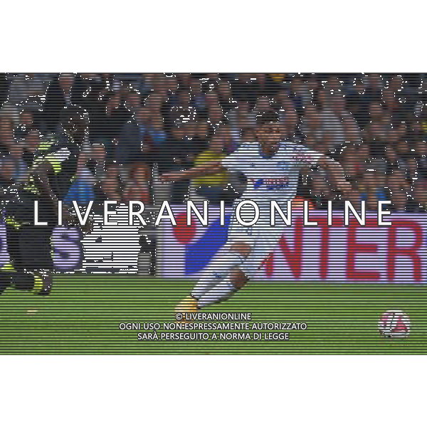 Mario LEMINA - 28.11.2014 - Marseille / Nantes - 15eme journee de Ligue 1 Photo : Gaston Petrelli / Icon Sport /Agenzia Aldo Liverani sas - ITALY ONLY - EDITORIAL USE ONLY