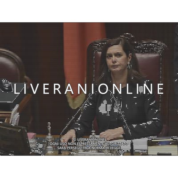 Voto di fiducia per la Legge di stabilita alal Camera - Roma 29 novembre 2014 nella foto laura boldrini ©Corradetti/AGENZIA ALDO LIVERANI SAS