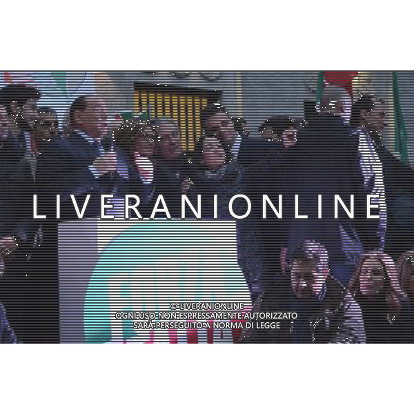 Manifestazione \' No Tax Day \' con comizio di forza Italia a Milano piazza S. Fedele 29 novembre 2014 nella foto Silvio Berlusconi ©Gazzaniga/AGENZIA ALDO LIVERANI SAS