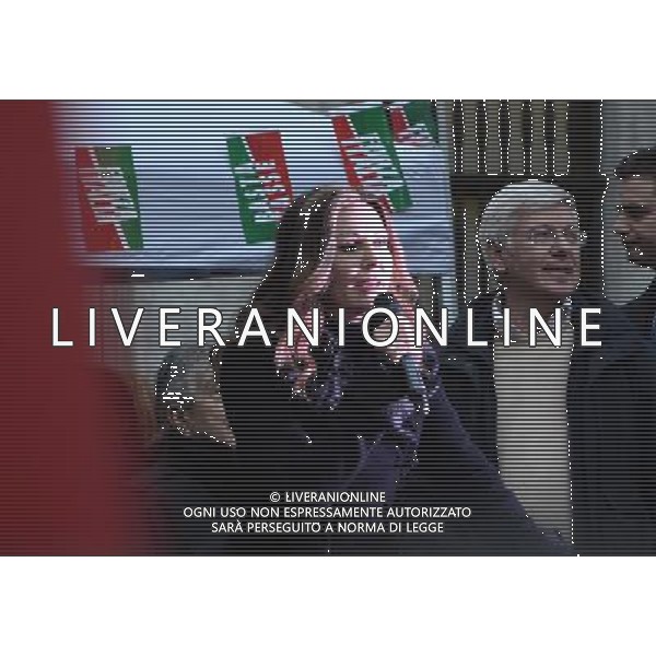 Manifestazione \' No Tax Day \' con comizio di forza Italia a Milano piazza S. Fedele 29 novembre 2014 nella foto daniela santanche\' ©Gazzaniga/AGENZIA ALDO LIVERANI SAS