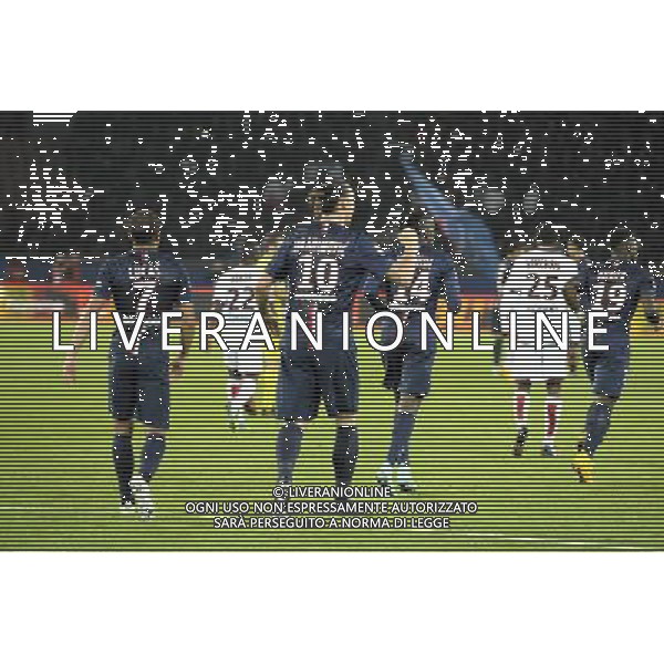 Joie Paris Saint Germain / Zlatan Ibrahimovic - 29.11.2014 - Paris Saint Germain / Nice - 15eme journee de Ligue 1 Photo : Andre Ferreira / Icon Sport AG ALDO LIVERANI SAS ONLY ITALY