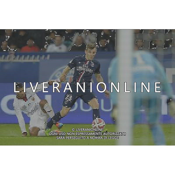 Lloyd PALUN / Lucas Digne - 29.11.2014 - Paris Saint Germain / Nice - 15eme journee de Ligue 1 Photo : Andre Ferreira / Icon Sport AG ALDO LIVERANI SAS ONLY ITALY